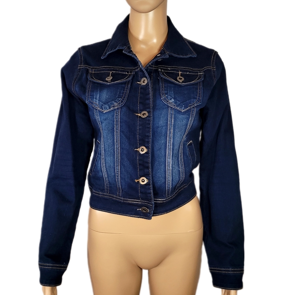Jean Jacket By Sasha, Blue, Size S, Buy 2, get the third one free